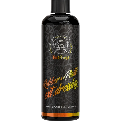 RR CUSTOMS BAD BOYS RUBBER & PLASTIC EXT. DRESSING 500ml dressing do opon i plastików